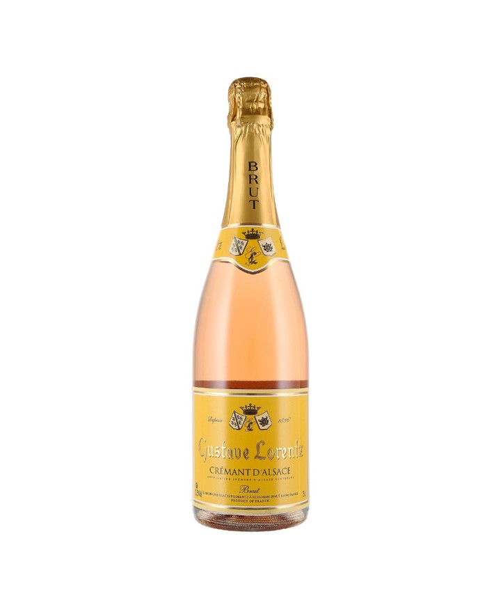 GUSTAVE LORENTZ CREMANT D ALSACE BRUT ROSE CL 75