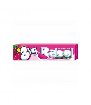 BIG BABOL CAOUTCHOUC CRÈME FRAISE X24