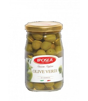 ACEITUNAS VERDES ENTERAS IPOSEA 314 GR