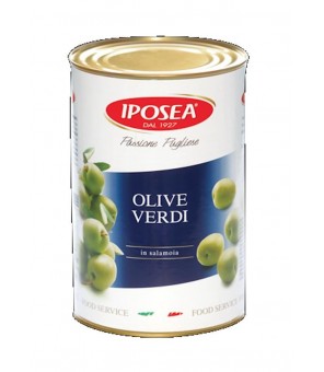 ACEITUNAS VERDES ENTERAS IPOSEA 4200 GR