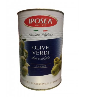 IPOSEA GROENE OLIJVEN IN PITTEN 4.25 KG