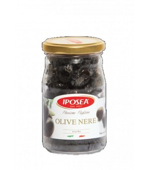 ACEITUNAS NEGRAS SECAS HYPOSEA 190 GR