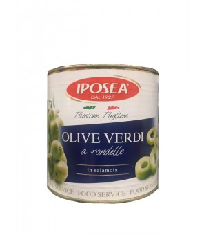 IPOSEA GREEN OLIVES WASHERS 2600 GR