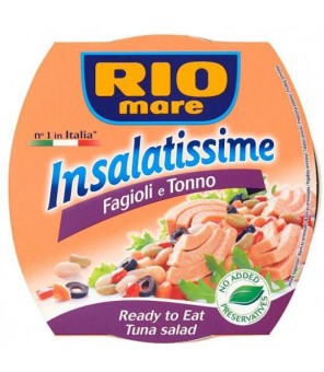 RIO MARE SALADS WITH BEANS AND TUNA 160GR