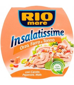 RIO MARE SALADS OF BARLEY, SPELLED AND TUNA 160GR X 12 PIECES