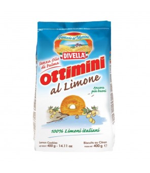 GALLETAS DIVELLA OPTIMINI CON LIMÓN GR.400