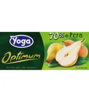 YOGA PEAR JUICES ML. 200 x 3