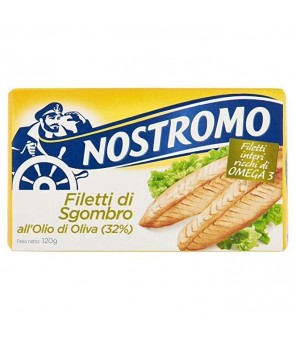 NOSTROMO FILLETS MACKER OLIVE OIL GR 120