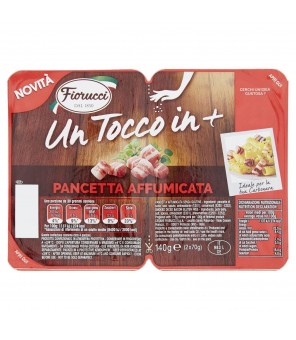 CUBOS DE BACON AHUMADO FIORUCCI 140 GR