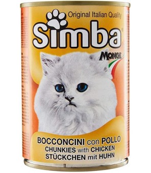 CHUNKS DE POULET SIMBA POUR CHAT 24 X 415 GR