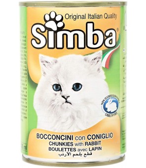 SIMBA CHUNKS WITH RABBIT FOR CAT 24 X 415 GR