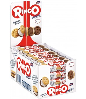 GALLETAS RINGO CREMA VAINILLA DOSIS ÚNICA X 24PZ