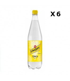 SCHWEPPES TONIC 6 X 1 LT