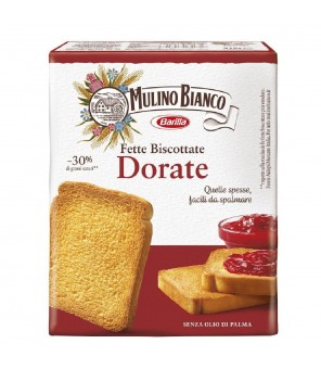 BISCOTTATE SLICES MULINO BIANCO GOLDEN 4 X 315 GR