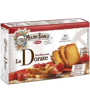 BISCOTTATE SKIVOR MULINO BIANCO GULD 6 X 630 GR