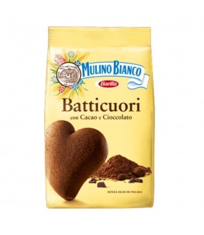 MULINO BIANCO BISCOTTI BATTICUORI CIOCCOLATO E CACAO 6X350 GR