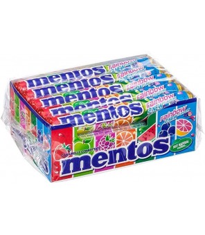 MENTOS REGENBOGEN-SÜSSIGKEITEN X 20