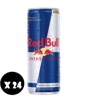 PAQUETE DE BEBIDA ENERGÉTICA RED BULL 24 UDS