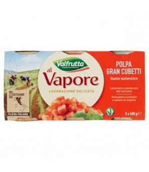 PULPA VALFRUTTA TOMATE AL VAPOR GR.400X3