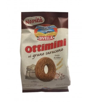 DIVELLA BUCKWHEAT BISCUITS GR.300