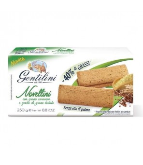 GENTILINI BISCUITS NOVELLINOI BUCKWHEAT GR.250