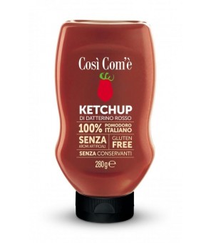 AINSI QUE LE KETCHUP ITALIEN DE DATTERINO ROUGE GR.280 X 6