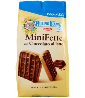 MINI REBANADAS MULINO BIANCO CON CHOCOLATE CON LECHE GR.110