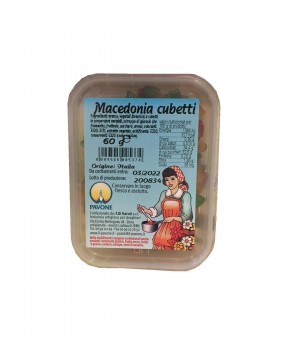 CUBOS CONFITADOS PAVONE MACEDONIA 60 GR