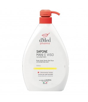 DMED SAPONE ANTIBATTERICO MANI E VISO 1000 ML