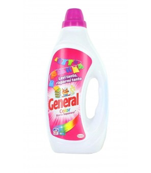 GENERAL DETERSIVO LIQUIDO LAVATRICE TOTAL COLOR 27 LAVAGGI 1,35 LT