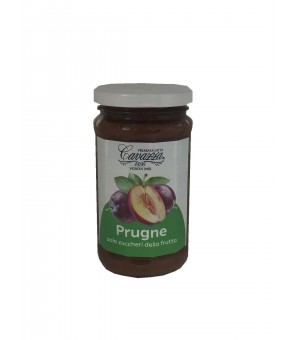 CAVAZZA-JAM MET PRUIMEN ZONDER TOEGEVOEGDE SUIKER 250 GR