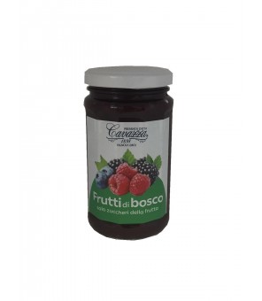 CAVAZZA JAM WITH WILD BERRIES WITHOUT ADDED SUGAR 250 GR