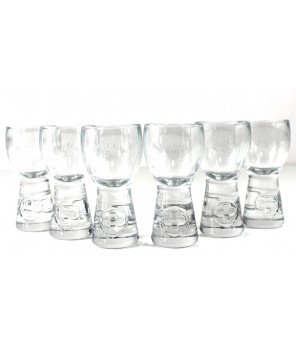 SET DE TAZAS DE CRISTAL DE UNICUM 6 PIEZAS