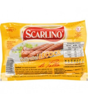 POLLO WURSTEL SCARLINO 10 X 1 KG