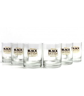 SET 6 VERRES BATIDA NOIRS