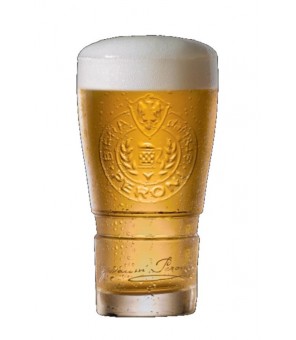 SET OF 6 PERONI BEER GLASSES OF 0.4 L