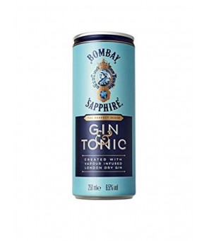 GIN TONIC BOMBAY SAPPHIRE IN CAN 12 X 25 CL