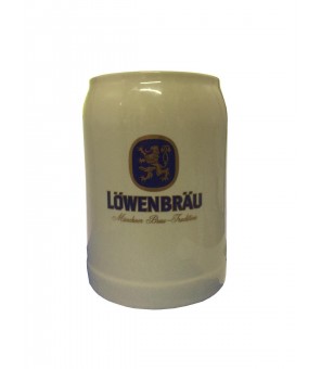 KUBEK LOWENBRAU CERAMICZNY 0,5 L