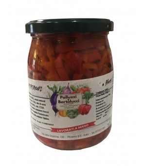 PEPPERS FILLETS IN OIL PALLUZZI 580 GR