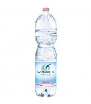 Agua Natural San Benedetto con bajo contenido en minerales 6 x 1,5 lt