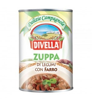 Divella Zuppa di Legumi con Farro 400 gr