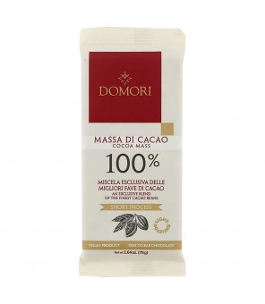 Domori Cacaomassa 100% Pure Chocolade 75 gr