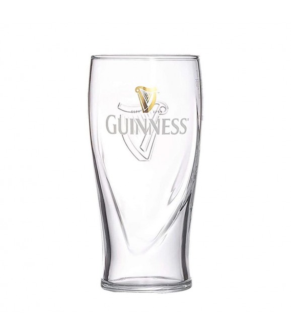 Guinness Juego de 2 vasos de pinta 