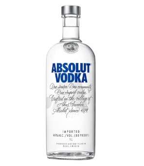 WÓDKA ABSOLUT CZYSTA 1 LT