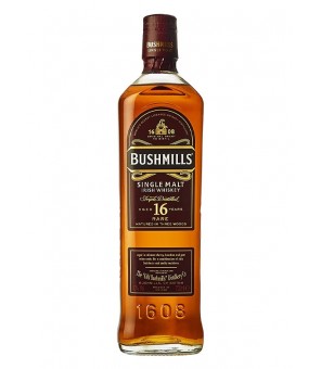 BUSHMILLS 16 ÅRIG ENKEL MALT WHISKEY, 75 CL