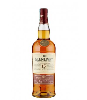 GLENLIVET WHISKY 15 LAT SINGLE MALT 70 CL