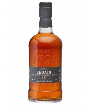 WHISKY ESCOCÉS DE MALTA INDIVIDUAL LEDAIG 18 AÑOS 70 CL