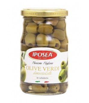 IPOSEA PITCHED GREEN OLIVES 290 GR