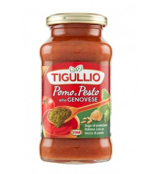 SALSA DE TOMATE TIGULLIO Y PESTO ALLA GENOVESE 300 GR