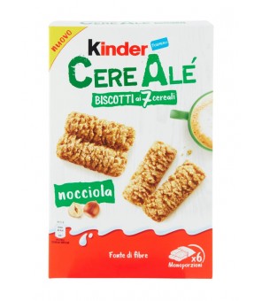 GALLETAS DE CEREALES KINDER CON 7 CEREALES DE AVELLANAS X 6 PIEZAS